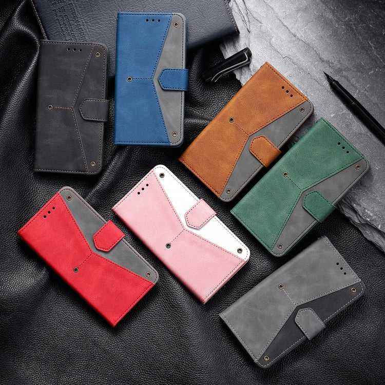 For iPhone 12 mini Stitching Calf Texture Horizontal Flip Leather Case with Holder & Card Slots & Wallet