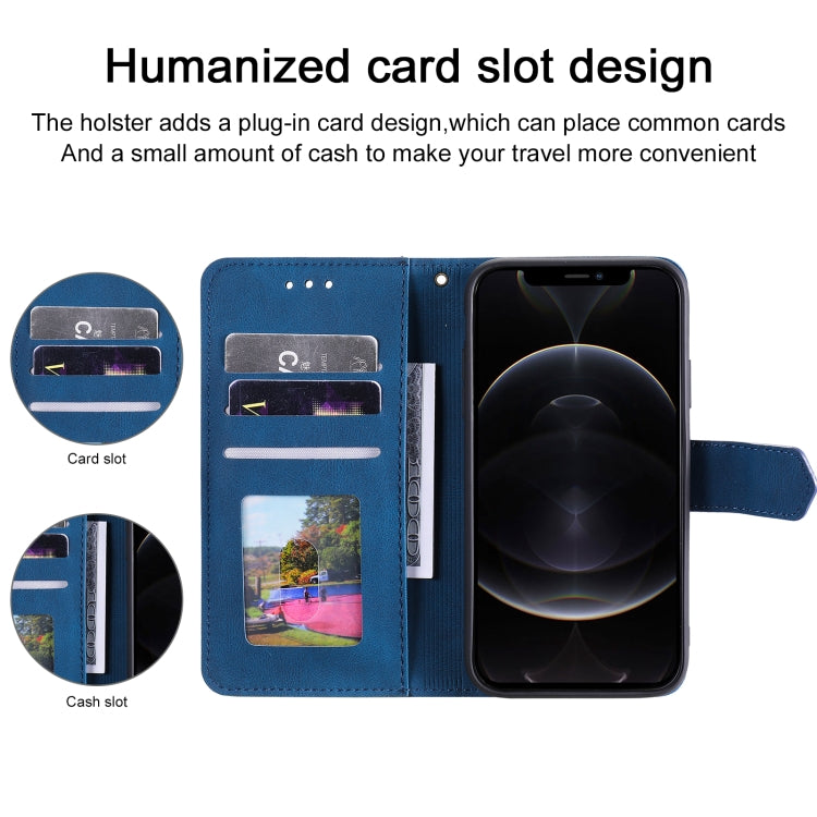 For iPhone 11 Stitching Calf Texture Horizontal Flip Leather Case with Holder & Card Slots & Wallet
