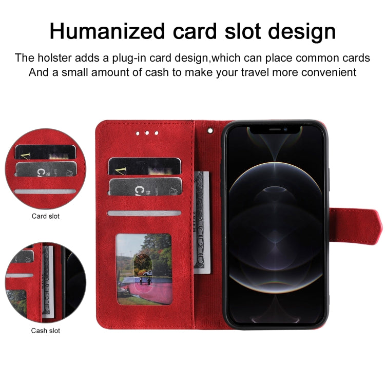 For iPhone 11 Pro Max Stitching Calf Texture Horizontal Flip Leather Case with Holder & Card Slots & Wallet