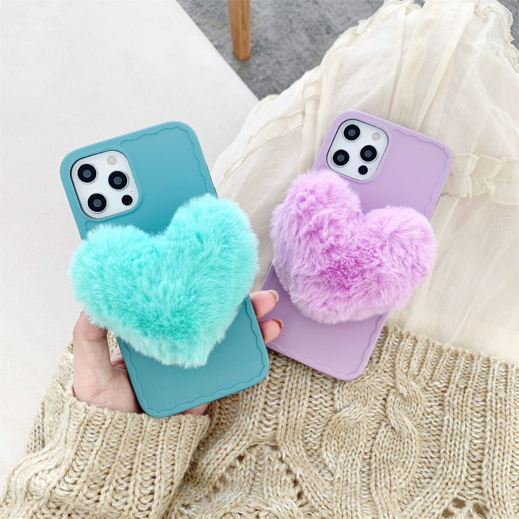 For iPhone 11 Pro Love Hairball Colorful Wave Soft Case