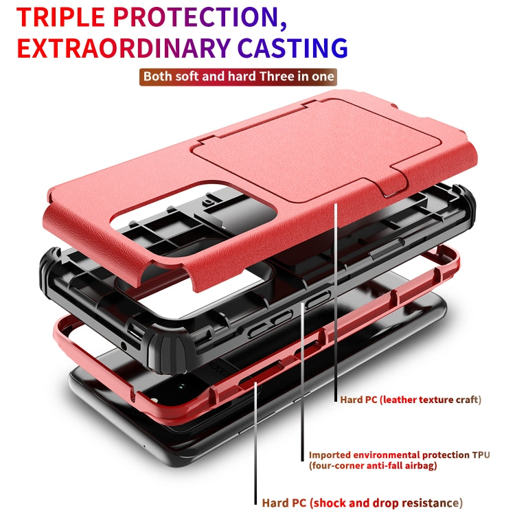 For Samsung Galaxy S20 Dustproof Pressure-proof Shockproof PC + TPU Case with Card Slot & Mirror