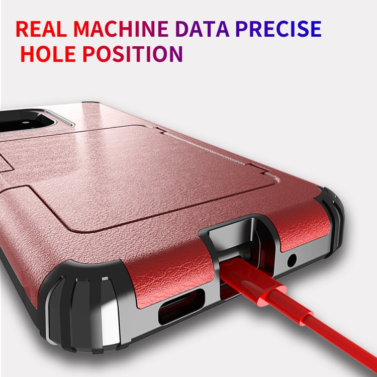 For Samsung Galaxy S20 Dustproof Pressure-proof Shockproof PC + TPU Case with Card Slot & Mirror