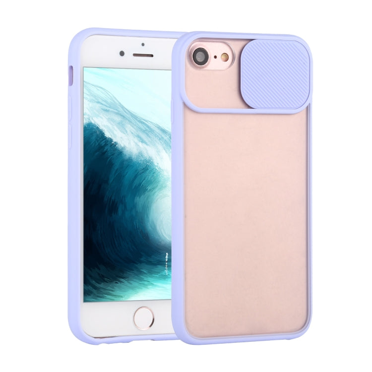 Sliding Camera Cover Design TPU Protective Case For iPhone SE / 8 / 7