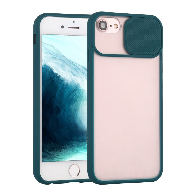 Sliding Camera Cover Design TPU Protective Case For iPhone SE / 8 / 7