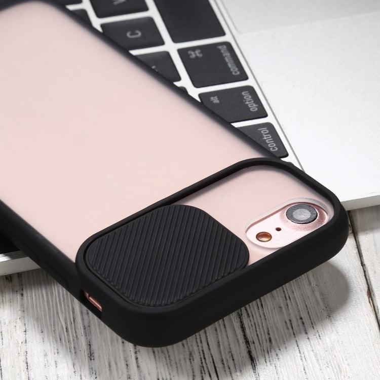 Sliding Camera Cover Design TPU Protective Case For iPhone SE / 8 / 7