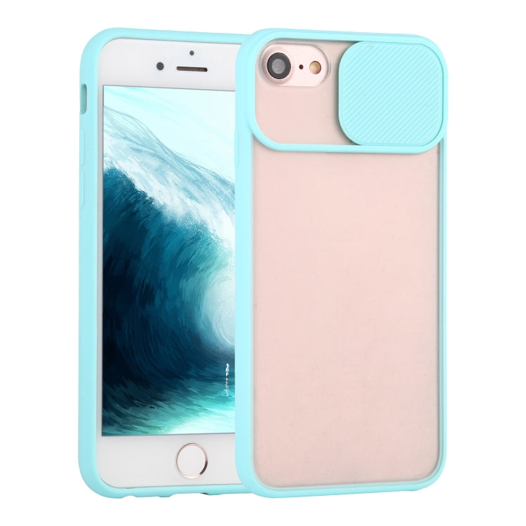 Sliding Camera Cover Design TPU Protective Case For iPhone SE / 8 / 7