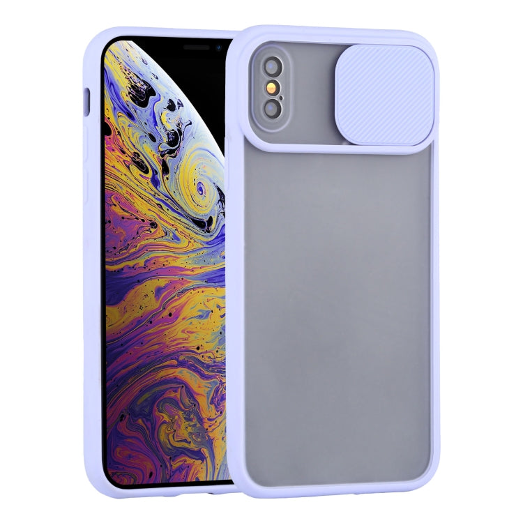 For iPhone X / XS Sliding Camera Cover Design TPU Protective Case