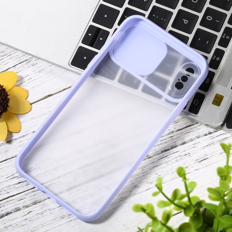 For iPhone X / XS Sliding Camera Cover Design TPU Protective Case