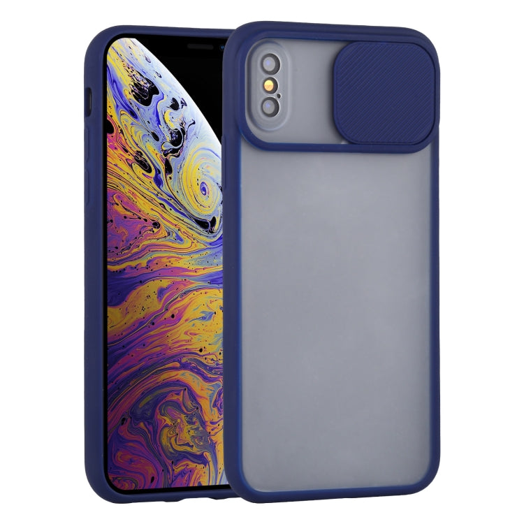 For iPhone X / XS Sliding Camera Cover Design TPU Protective Case