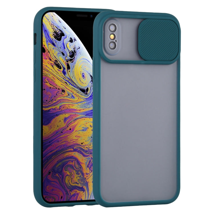 For iPhone X / XS Sliding Camera Cover Design TPU Protective Case