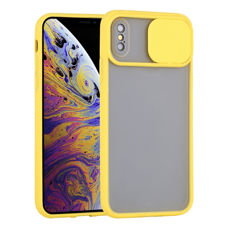 For iPhone X / XS Sliding Camera Cover Design TPU Protective Case