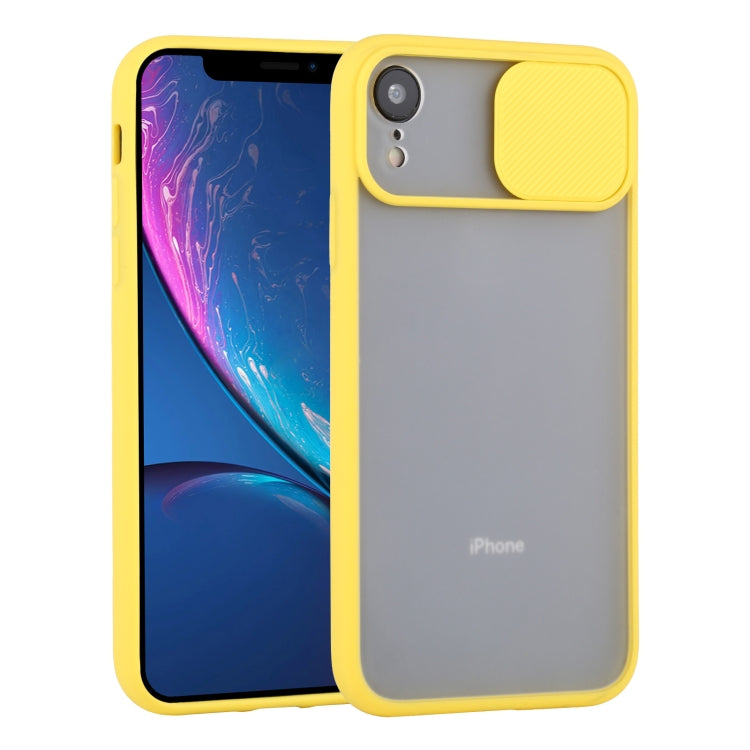 For iPhone XR Sliding Camera Cover Design TPU Protective Case