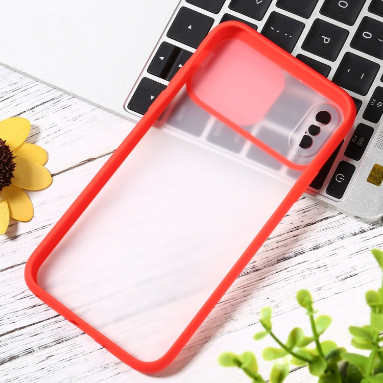For iPhone XS Max Sliding Camera Cover Design TPU Protective Case
