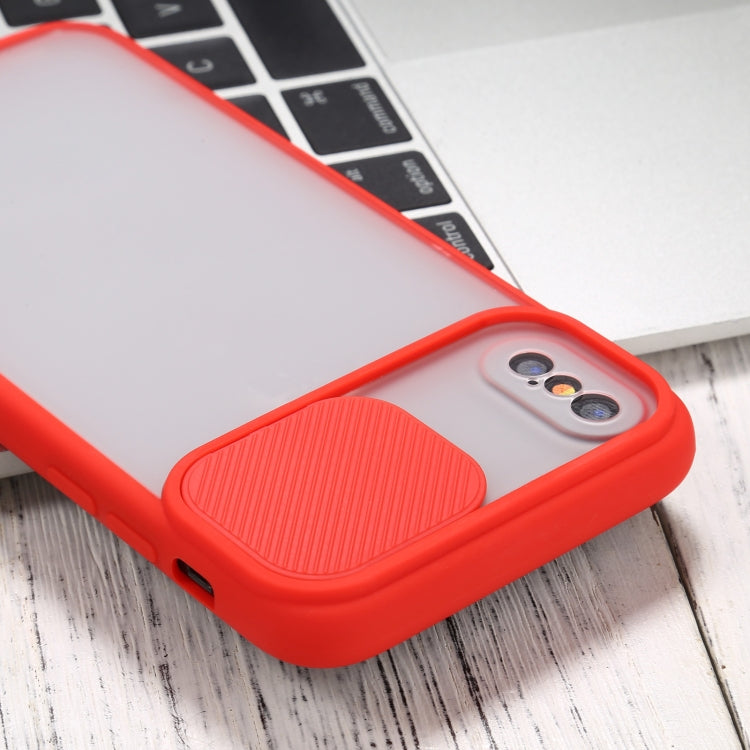 For iPhone XS Max Sliding Camera Cover Design TPU Protective Case
