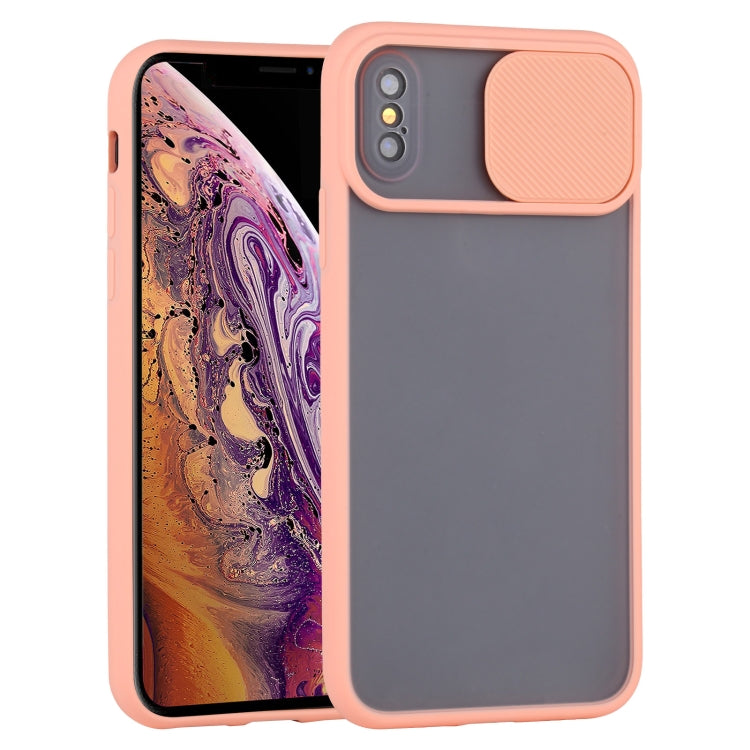 For iPhone XS Max Sliding Camera Cover Design TPU Protective Case