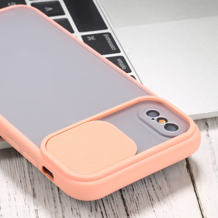 For iPhone XS Max Sliding Camera Cover Design TPU Protective Case