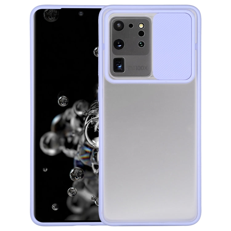 For Samsung Galaxy S20 Ultra Sliding Camera Cover Design TPU Protective Case