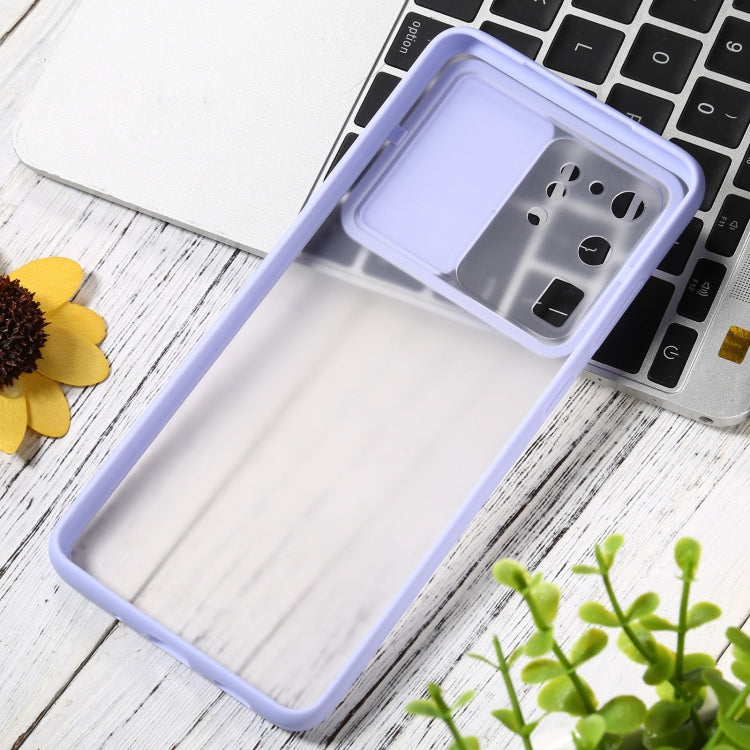 For Samsung Galaxy S20 Ultra Sliding Camera Cover Design TPU Protective Case