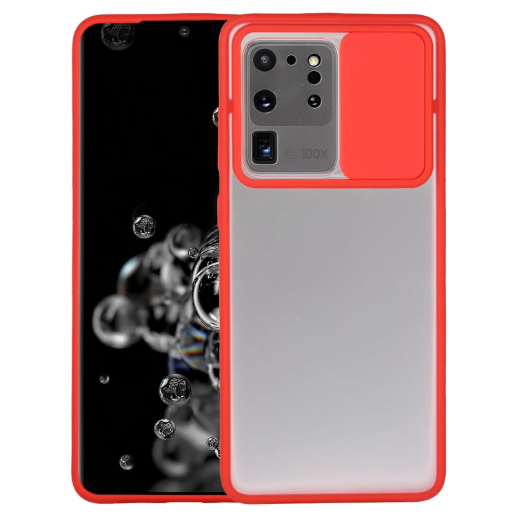 For Samsung Galaxy S20 Ultra Sliding Camera Cover Design TPU Protective Case