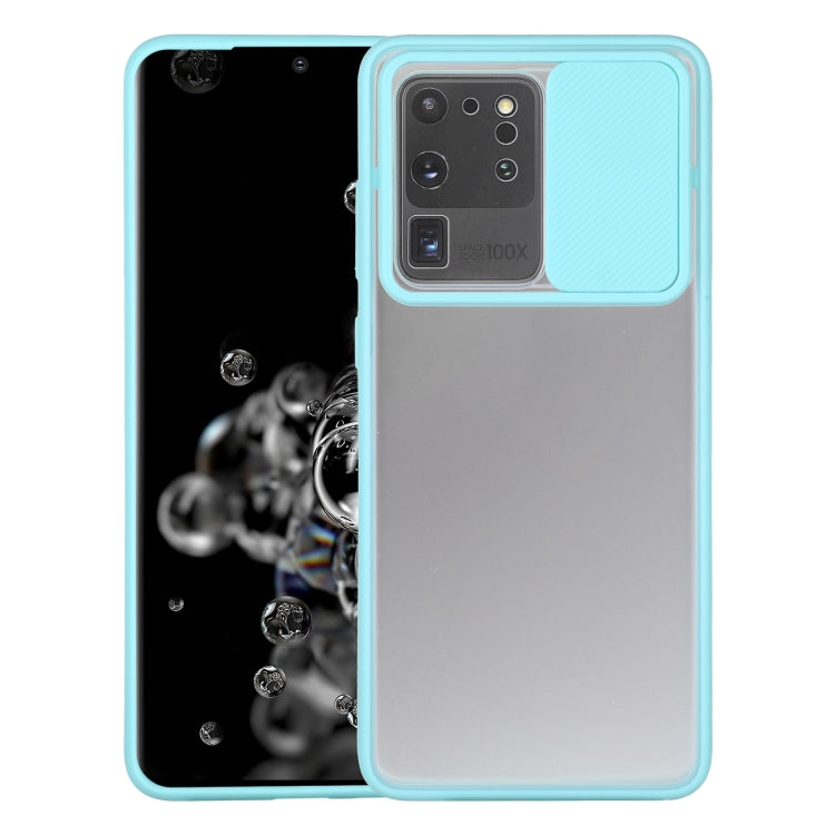 For Samsung Galaxy S20 Ultra Sliding Camera Cover Design TPU Protective Case