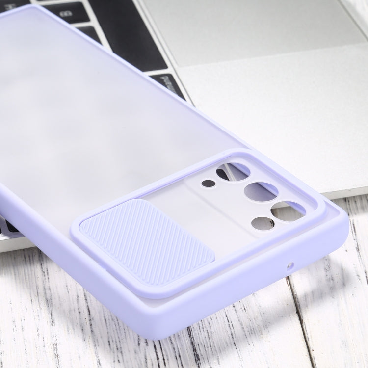For Samsung Galaxy Note20 Sliding Camera Cover Design TPU Protective Case