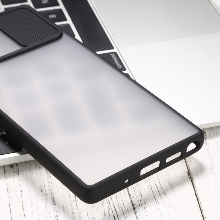 For Samsung Galaxy Note20 Sliding Camera Cover Design TPU Protective Case