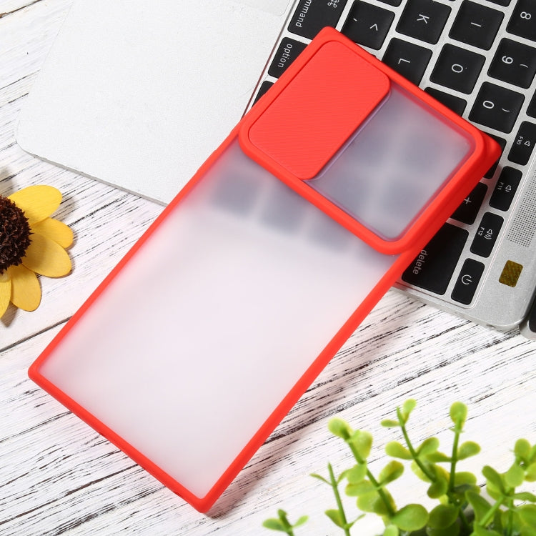 For Samsung Galaxy Note20 Ultra Sliding Camera Cover Design TPU Protective Case