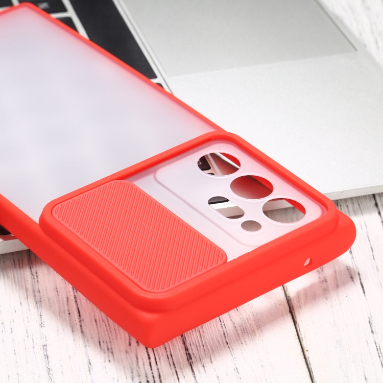 For Samsung Galaxy Note20 Ultra Sliding Camera Cover Design TPU Protective Case