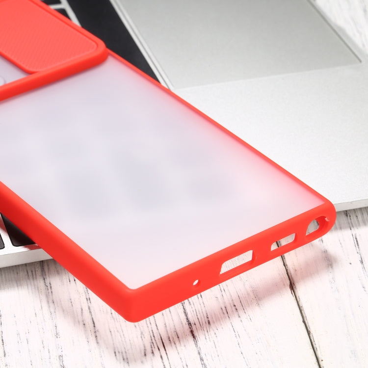For Samsung Galaxy Note20 Ultra Sliding Camera Cover Design TPU Protective Case