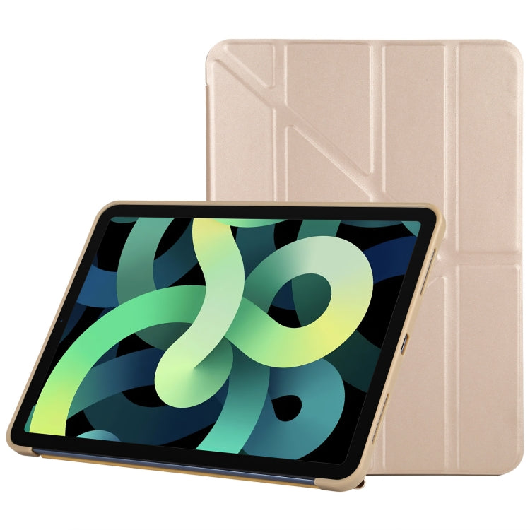 TPU Horizontal Deformation Flip Leather Case with Holder For iPad Air 2022 / 2020 10.9