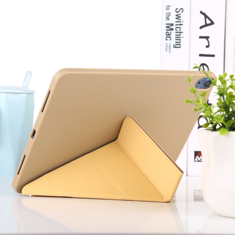 TPU Horizontal Deformation Flip Leather Case with Holder For iPad Air 2022 / 2020 10.9