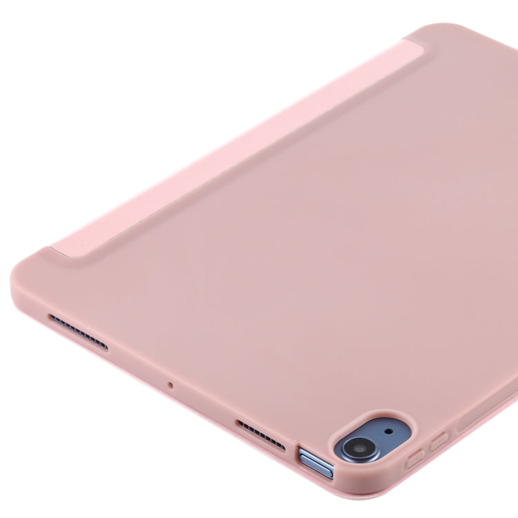 TPU Three-fold Horizontal Flip Smart Leather Case with Sleep / Wake-up Function & Holder For iPad Air 2022 / 2020 10.9