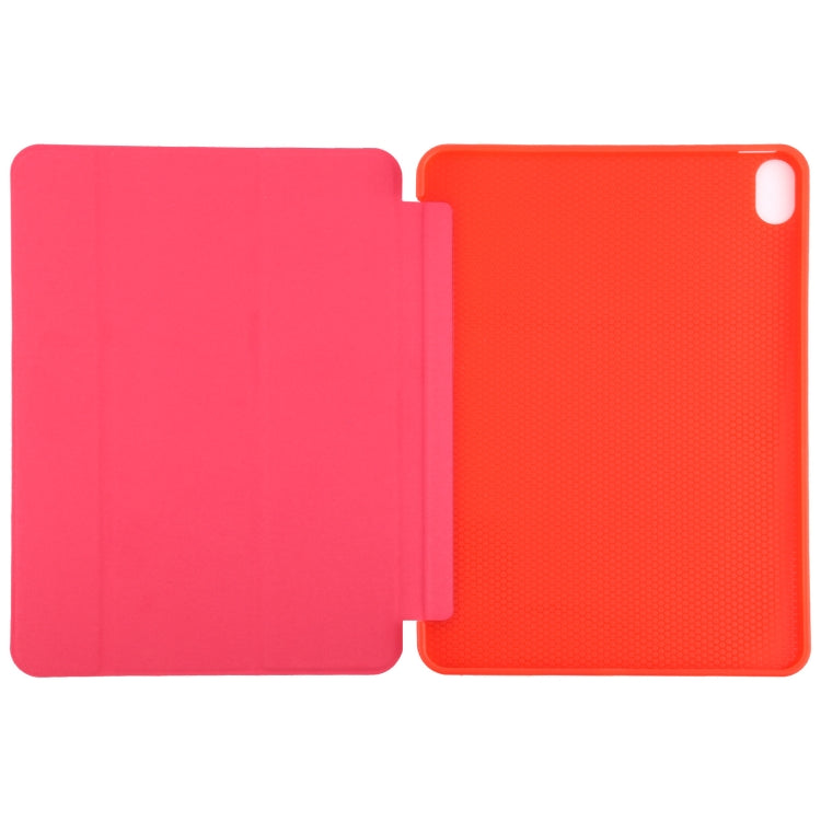 TPU Three-fold Horizontal Flip Smart Leather Case with Sleep / Wake-up Function & Holder For iPad Air 2022 / 2020 10.9