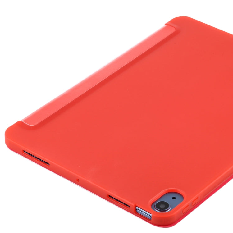 TPU Three-fold Horizontal Flip Smart Leather Case with Sleep / Wake-up Function & Holder For iPad Air 2022 / 2020 10.9