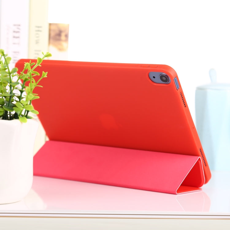 TPU Three-fold Horizontal Flip Smart Leather Case with Sleep / Wake-up Function & Holder For iPad Air 2022 / 2020 10.9