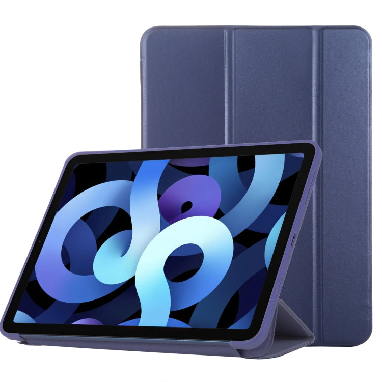 TPU Three-fold Horizontal Flip Smart Leather Case with Sleep / Wake-up Function & Holder For iPad Air 2022 / 2020 10.9