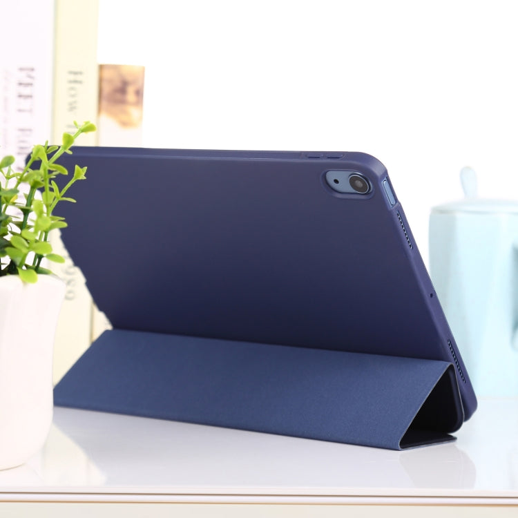 TPU Three-fold Horizontal Flip Smart Leather Case with Sleep / Wake-up Function & Holder For iPad Air 2022 / 2020 10.9