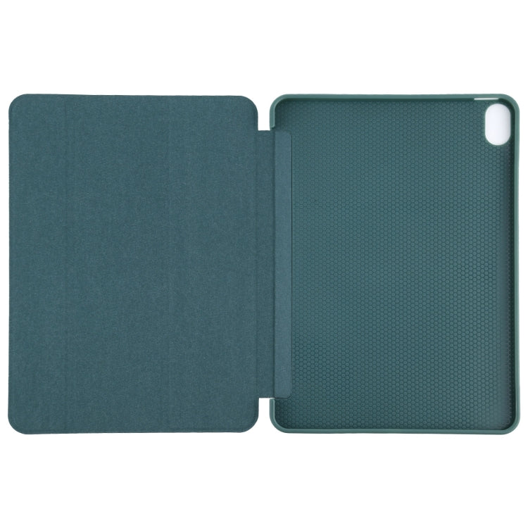 TPU Three-fold Horizontal Flip Smart Leather Case with Sleep / Wake-up Function & Holder For iPad Air 2022 / 2020 10.9