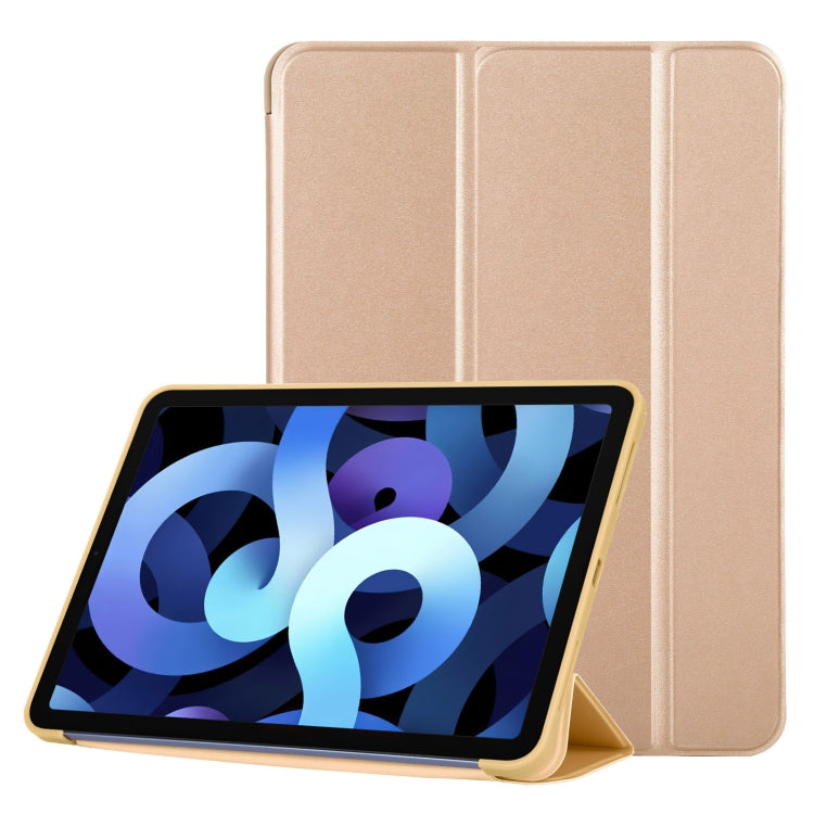 TPU Three-fold Horizontal Flip Smart Leather Case with Sleep / Wake-up Function & Holder For iPad Air 2022 / 2020 10.9