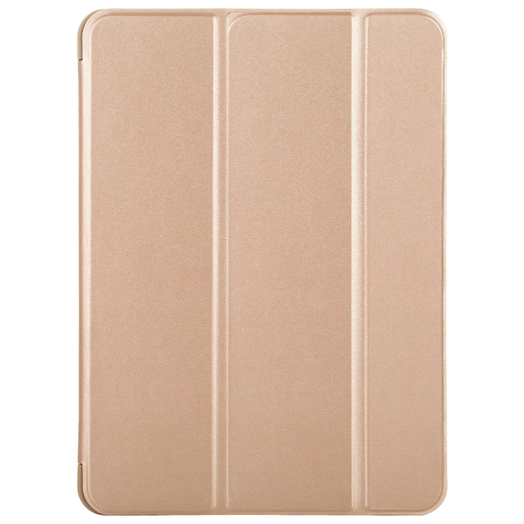 TPU Three-fold Horizontal Flip Smart Leather Case with Sleep / Wake-up Function & Holder For iPad Air 2022 / 2020 10.9