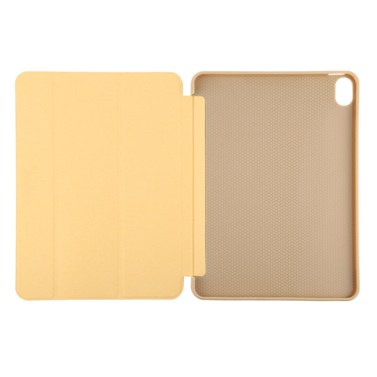 TPU Three-fold Horizontal Flip Smart Leather Case with Sleep / Wake-up Function & Holder For iPad Air 2022 / 2020 10.9