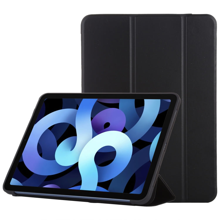 TPU Three-fold Horizontal Flip Smart Leather Case with Sleep / Wake-up Function & Holder For iPad Air 2022 / 2020 10.9