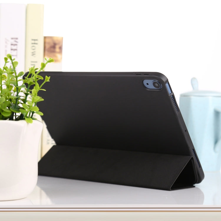 TPU Three-fold Horizontal Flip Smart Leather Case with Sleep / Wake-up Function & Holder For iPad Air 2022 / 2020 10.9