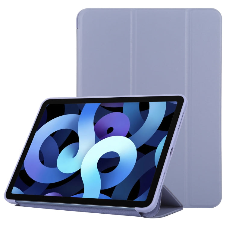 TPU Three-fold Horizontal Flip Smart Leather Case with Sleep / Wake-up Function & Holder For iPad Air 2022 / 2020 10.9
