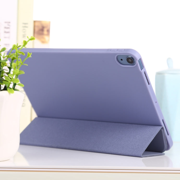 TPU Three-fold Horizontal Flip Smart Leather Case with Sleep / Wake-up Function & Holder For iPad Air 2022 / 2020 10.9