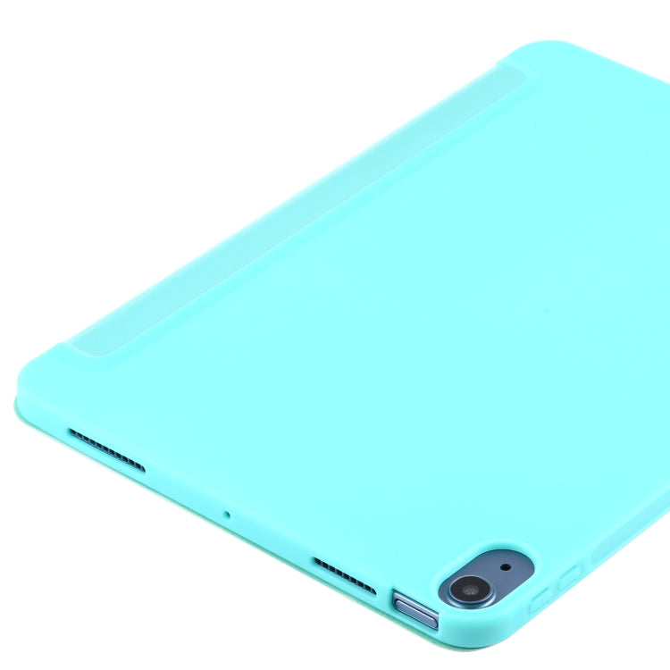 TPU Three-fold Horizontal Flip Smart Leather Case with Sleep / Wake-up Function & Holder For iPad Air 2022 / 2020 10.9