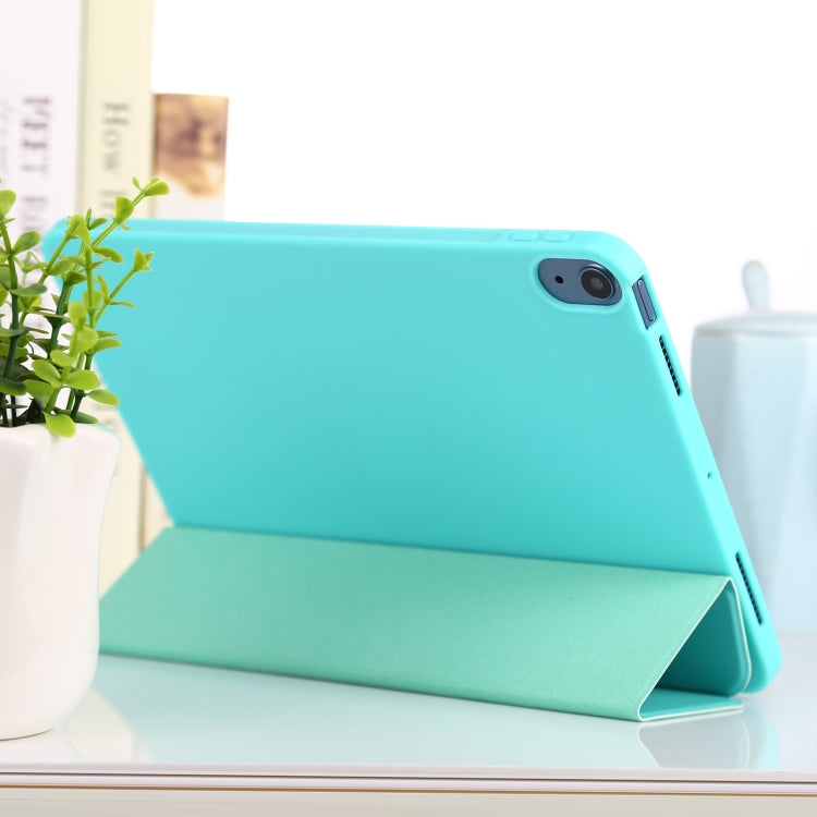 TPU Three-fold Horizontal Flip Smart Leather Case with Sleep / Wake-up Function & Holder For iPad Air 2022 / 2020 10.9