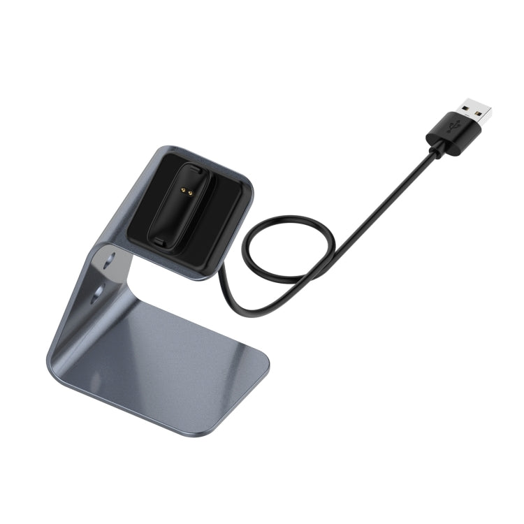 For Fitbit Inspire 2 Aluminum Alloy Charger Holder with Chip Protection, Support Fast Charging
