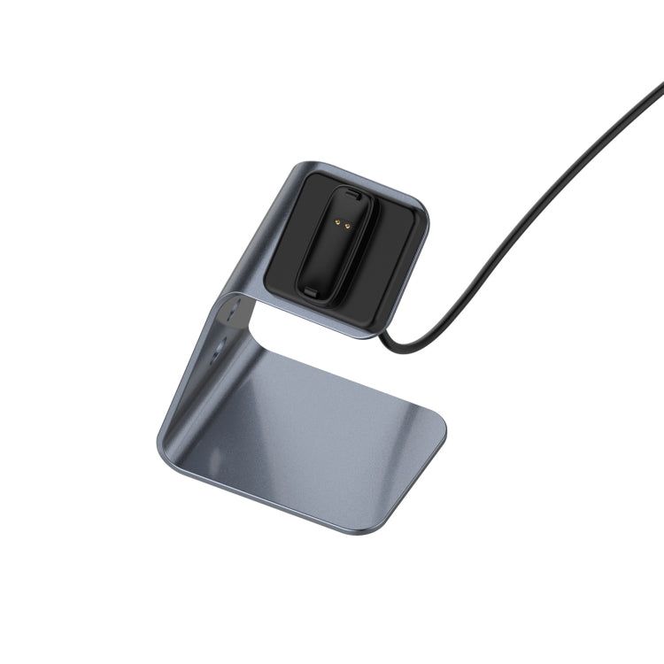 For Fitbit Inspire 2 Aluminum Alloy Charger Holder with Chip Protection, Support Fast Charging