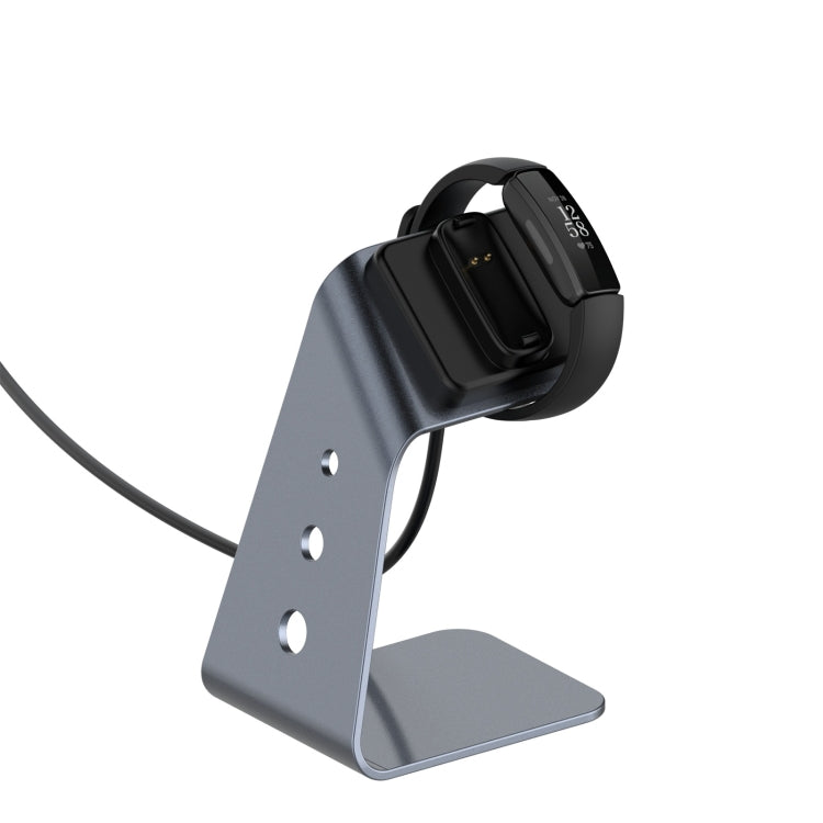 For Fitbit Inspire 2 Aluminum Alloy Charger Holder with Chip Protection, Support Fast Charging